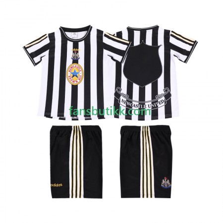 Fotballdrakt Newcastle United 1999 Barn Retro Hjemmetrøye 1997 Kortermet